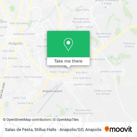 Mapa Salao de Festa, Stillus Halls - Anapolis / GO
