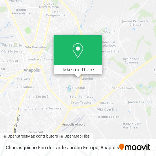 Churrasquinho Fim de Tarde Jardim Europa map