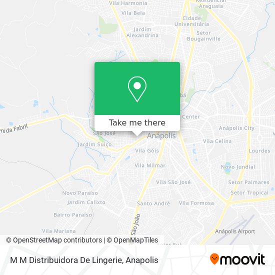 M M Distribuidora De Lingerie map