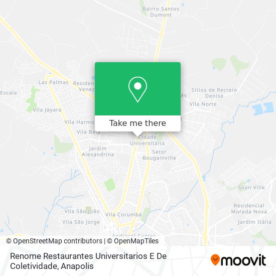 Mapa Renome Restaurantes Universitarios E De Coletividade