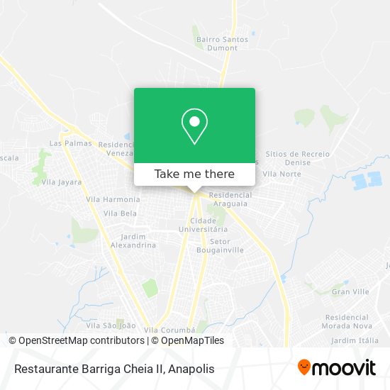 Mapa Restaurante Barriga Cheia II