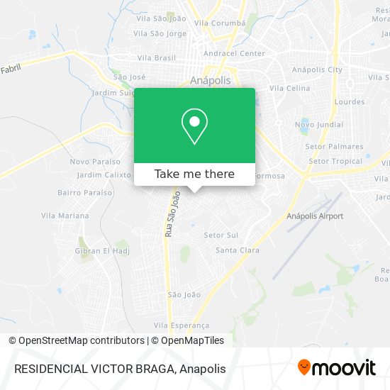 Mapa RESIDENCIAL VICTOR BRAGA