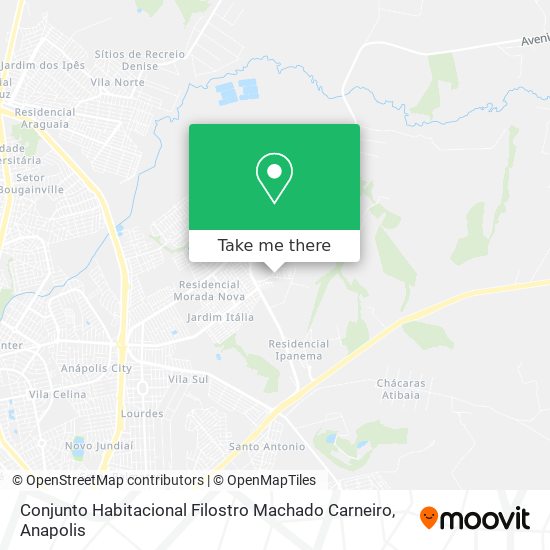 Mapa Conjunto Habitacional Filostro Machado Carneiro