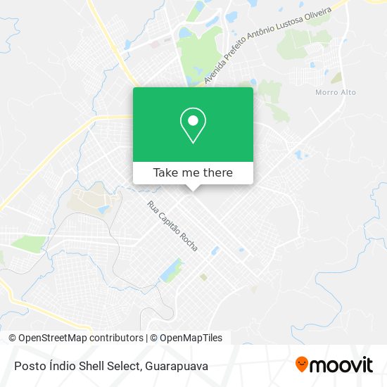 Posto Índio Shell Select map