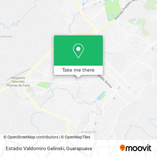 Estádio Valdomiro Gelinski map