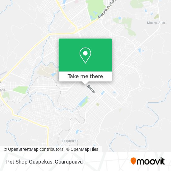 Pet Shop Guapekas map