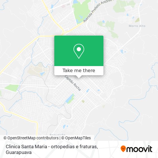 Clinica Santa Maria - ortopedias e fraturas map