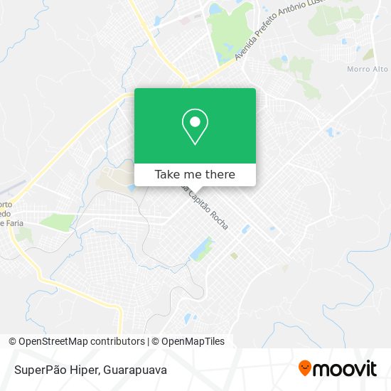 SuperPão Hiper map