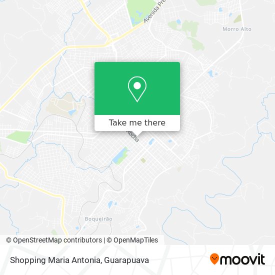 Mapa Shopping Maria Antonia