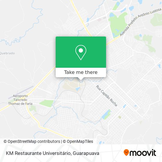 KM Restaurante Universitário map