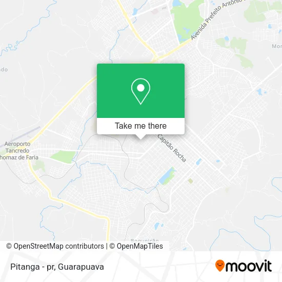 Pitanga - pr map