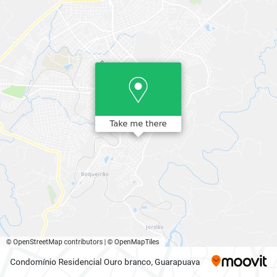 Condomínio Residencial Ouro branco map