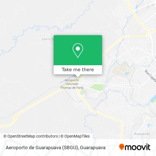 Aeroporto de Guarapuava (SBGU) map