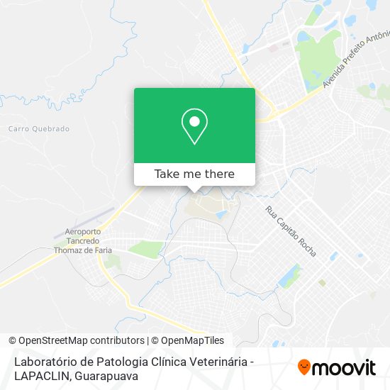 Laboratório de Patologia Clínica Veterinária - LAPACLIN map