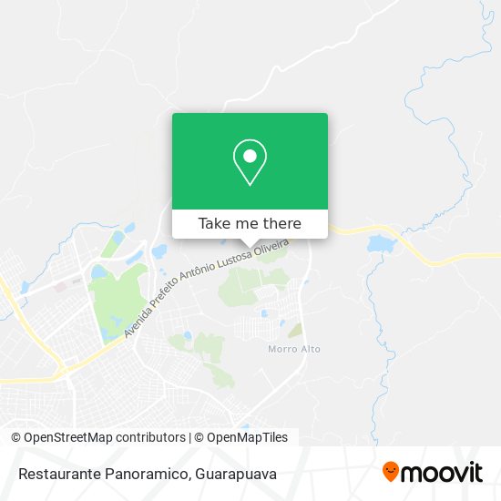 Mapa Restaurante Panoramico