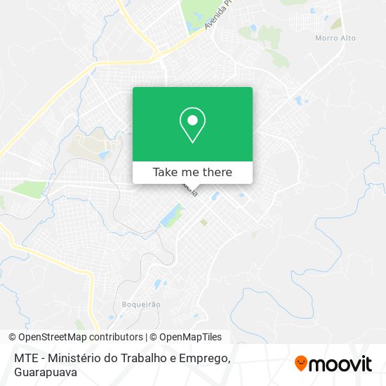 MTE - Ministério do Trabalho e Emprego map