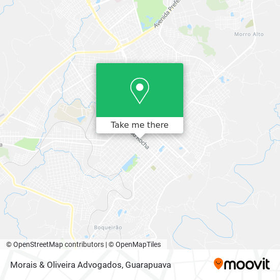 Mapa Morais & Oliveira Advogados