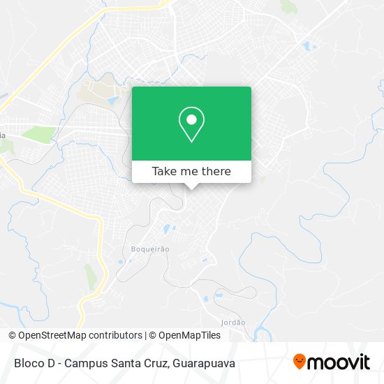 Bloco D - Campus Santa Cruz map