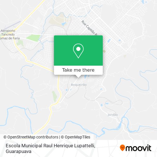 Mapa Escola Municipal Raul Henrique Lupattelli