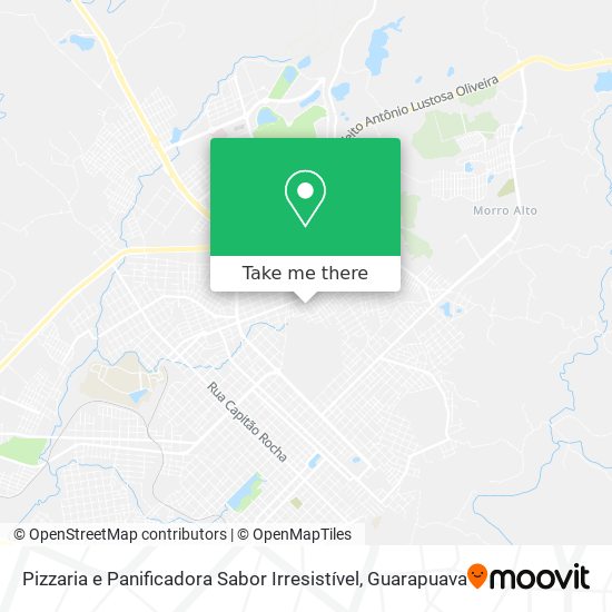 Pizzaria e Panificadora Sabor Irresistível map