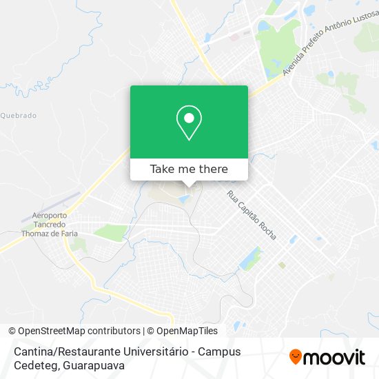 Cantina / Restaurante Universitário - Campus Cedeteg map