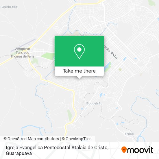 Mapa Igreja Evangélica Pentecostal Atalaia de Cristo