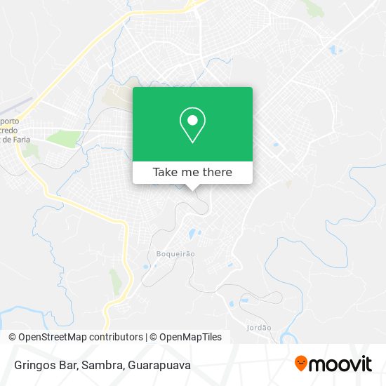 Gringos Bar, Sambra map