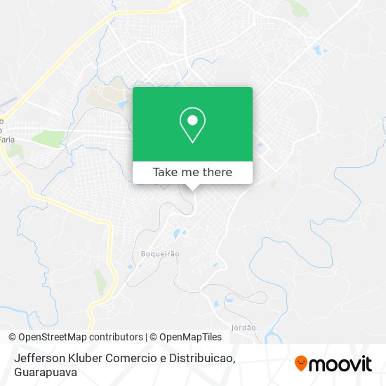 Jefferson Kluber Comercio e Distribuicao map