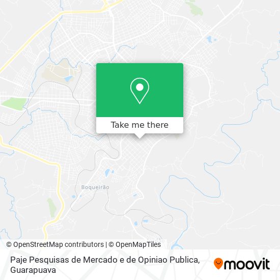 Paje Pesquisas de Mercado e de Opiniao Publica map