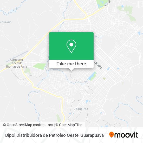 Dipol Distribuidora de Petroleo Oeste map