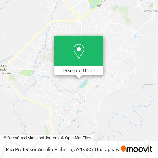 Mapa Rua Professor Amálio Pinheiro, 521-585