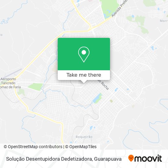 Mapa Solução Desentupidora Dedetizadora