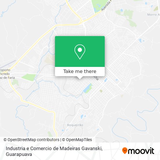 Mapa Industria e Comercio de Madeiras Gavanski