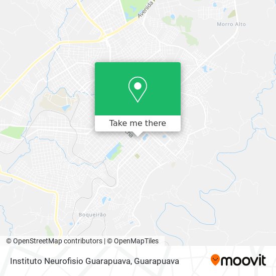 Instituto Neurofisio Guarapuava map