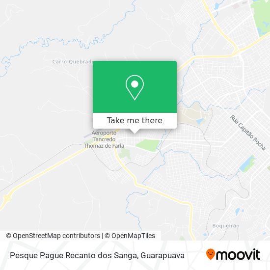 Pesque Pague Recanto dos Sanga map