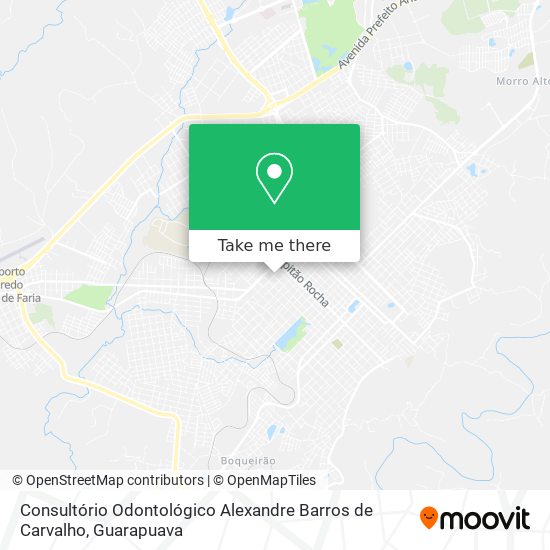 Consultório Odontológico Alexandre Barros de Carvalho map