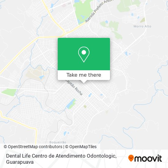 Mapa Dental Life Centro de Atendimento Odontologic