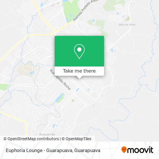 Euphoria Lounge - Guarapuava map