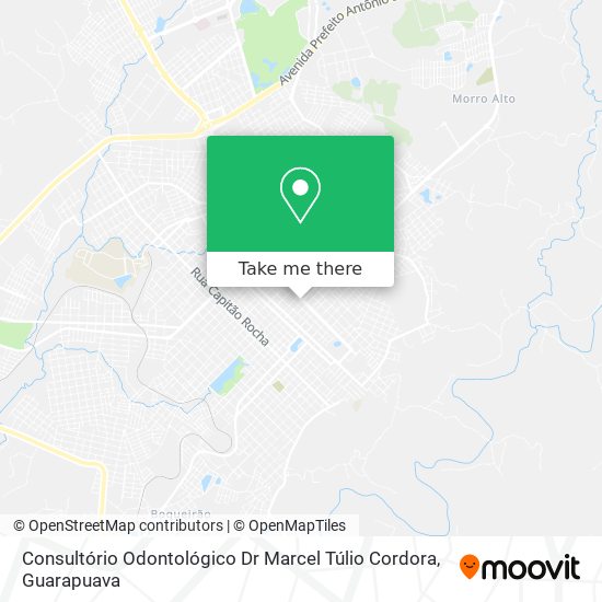 Mapa Consultório Odontológico Dr Marcel Túlio Cordora