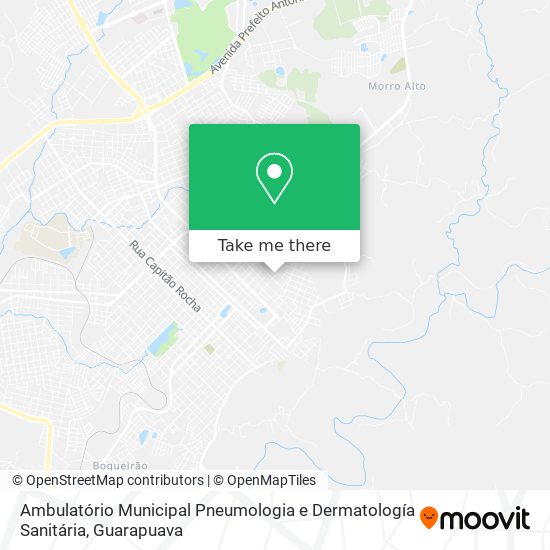 Ambulatório Municipal Pneumologia e Dermatología Sanitária map