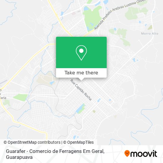 Guarafer - Comercio de Ferragens Em Geral map