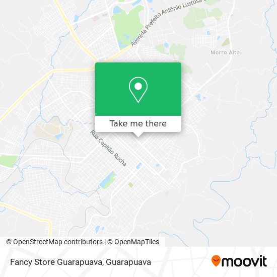 Fancy Store Guarapuava map