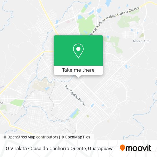 O Viralata - Casa do Cachorro Quente map