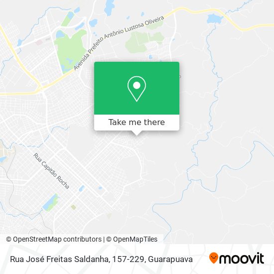 Mapa Rua José Freitas Saldanha, 157-229