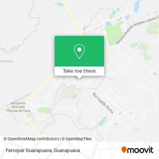 Ferropar Guarapuava map