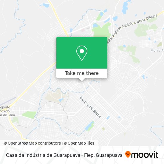 Casa da Indústria de Guarapuava - Fiep map