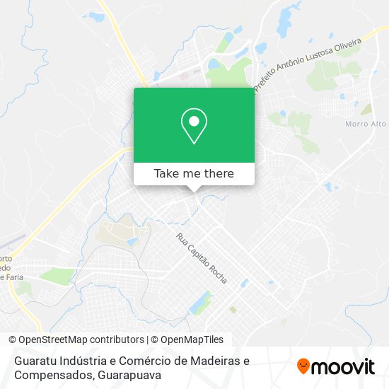 Guaratu Indústria e Comércio de Madeiras e Compensados map