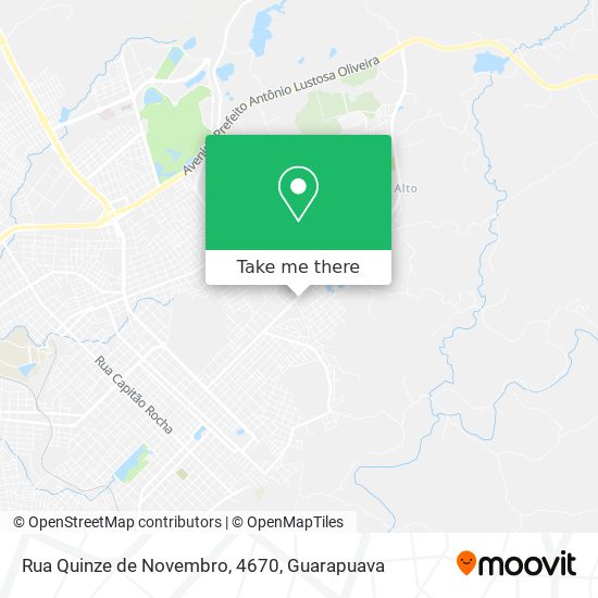 Mapa Rua Quinze de Novembro, 4670