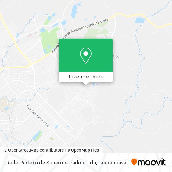 Rede Parteka de Supermercados Ltda map