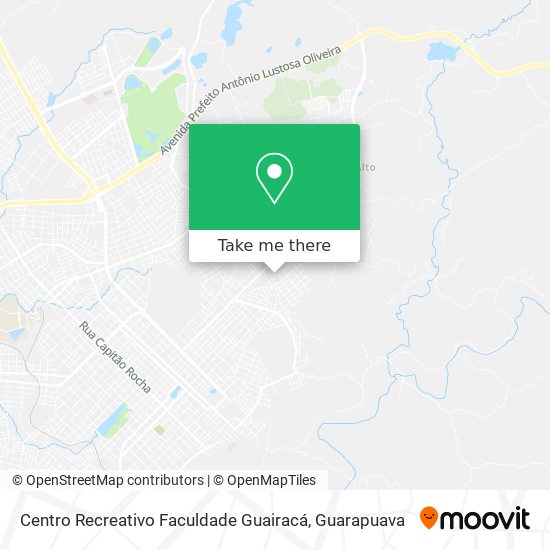 Centro Recreativo Faculdade Guairacá map